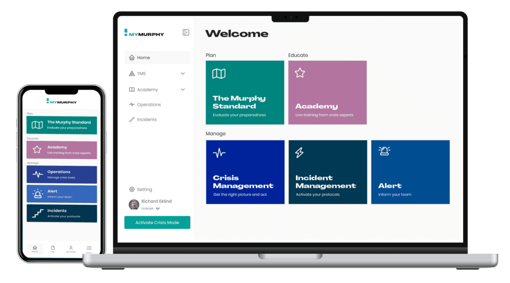 Plattform, digitalt stöd för krishantering