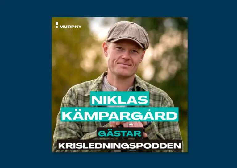 Niklas Kämpargård i Krisledningspodden om krisberedskap
